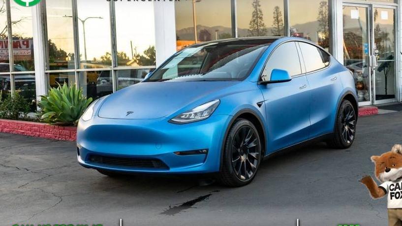 TESLA MODEL Y 2021 5YJYGDEE5MF140014 image